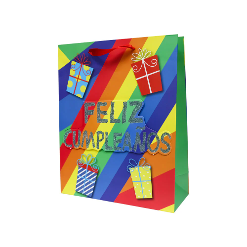 Bolsa de regalo grande con letra 3D