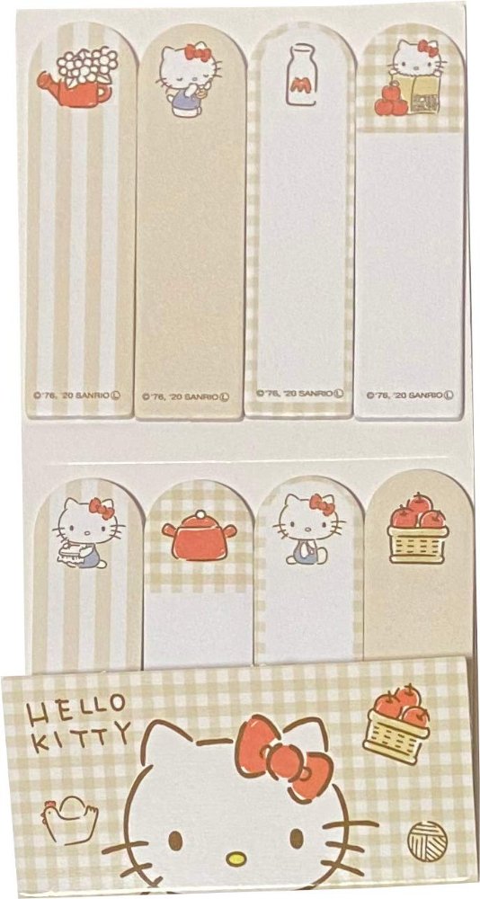 post it separador de hello kitty