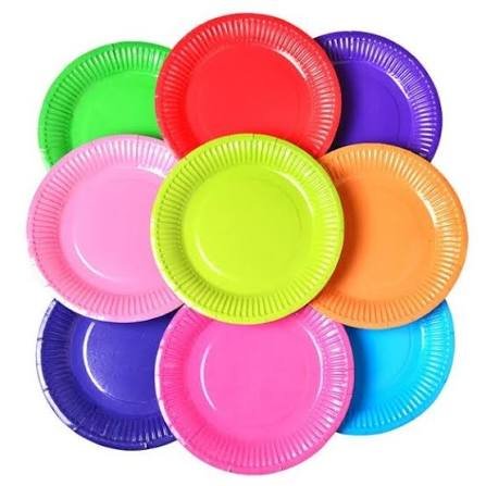 platitos de colores