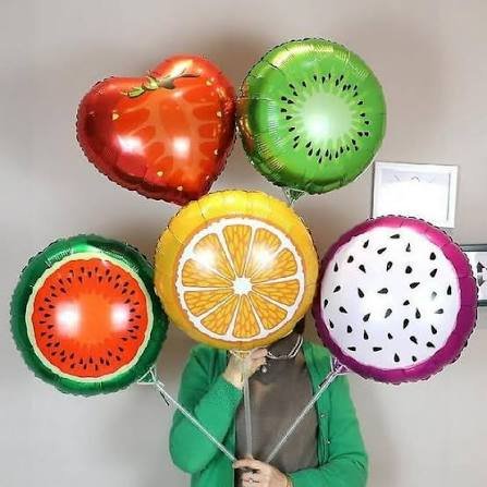 set 5 pcs frutas