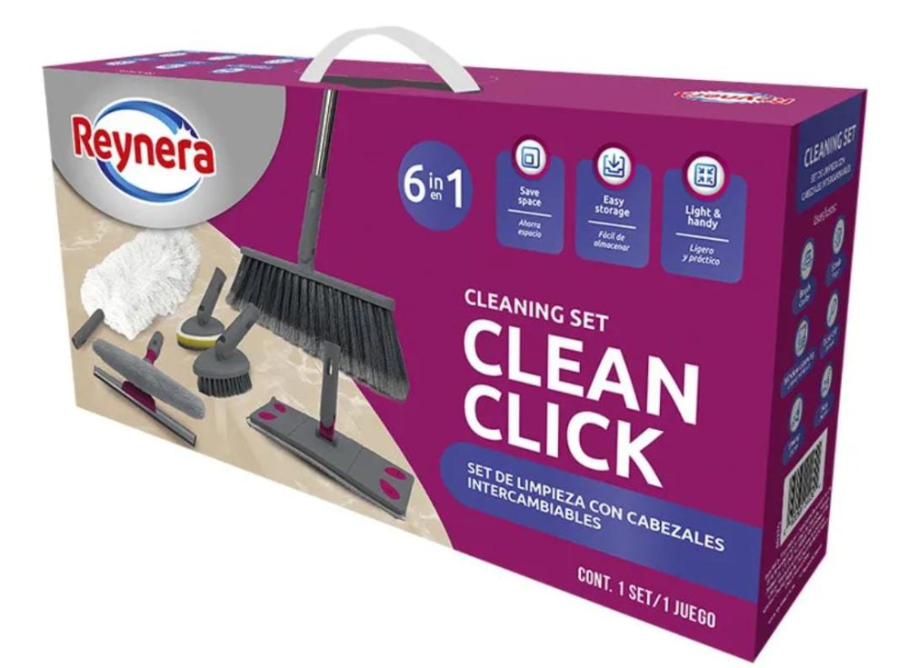 KIT DE LIMPIEZA 6 PIEZAS REYNERA