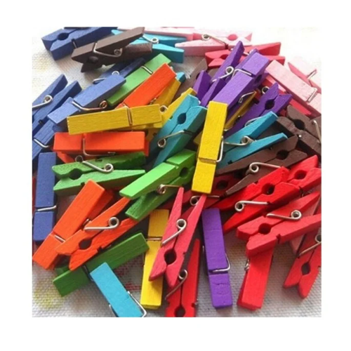 Ganchos decorativos pequeños de colores