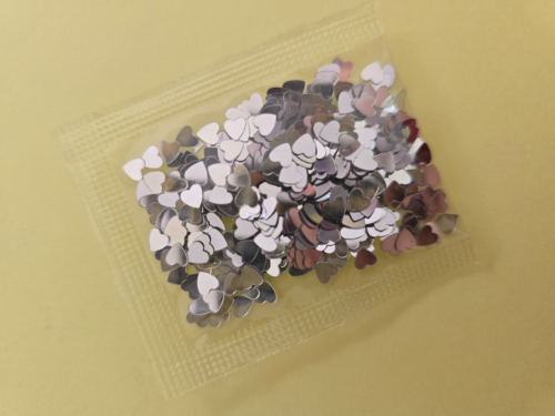 Bolsa de Brillantina Fast con figura Plata