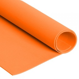 Pliego de Foamy Liso Naranja