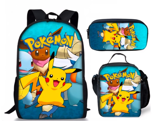 Combo de Mochila Infantil con Accesorios