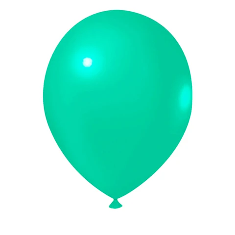 Globos Palmerito número 9 Turquesa