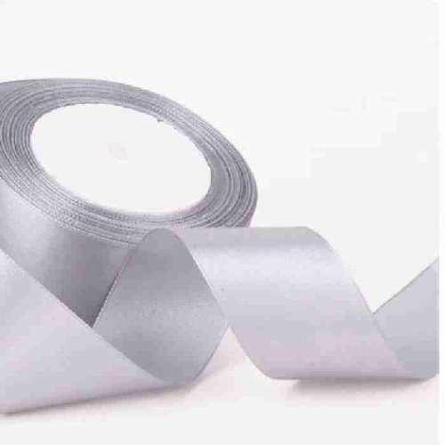Yarda de listón Gris 4cm