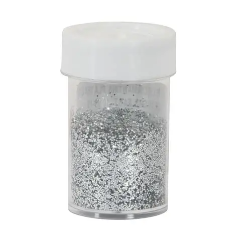 Bote de Brillantina Fast Plateado