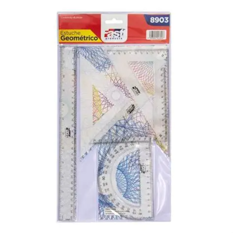 Estuche Geométrico Fast 8903 Mediano