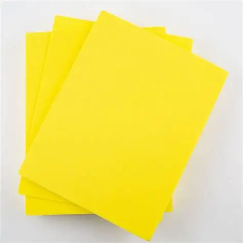 Hoja de Foamy Fast Liso Amarillo