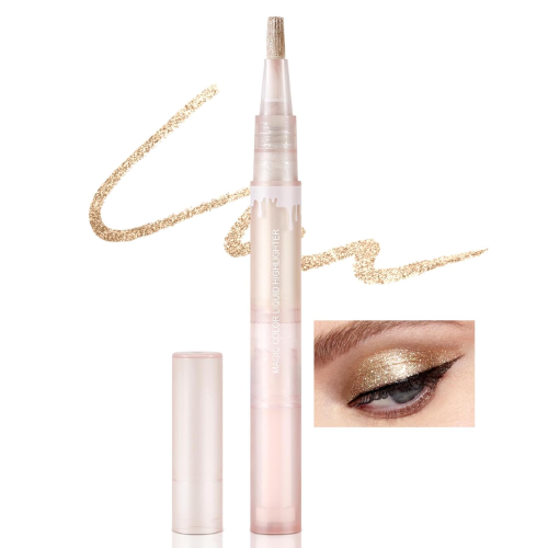 Iluminador para maquillaje tipo lápiz retráctil