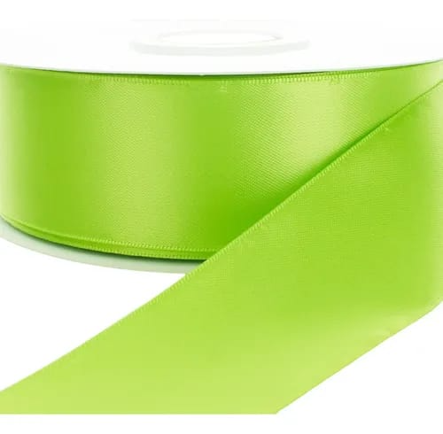 Yarda de listón Verde Limon 4cm