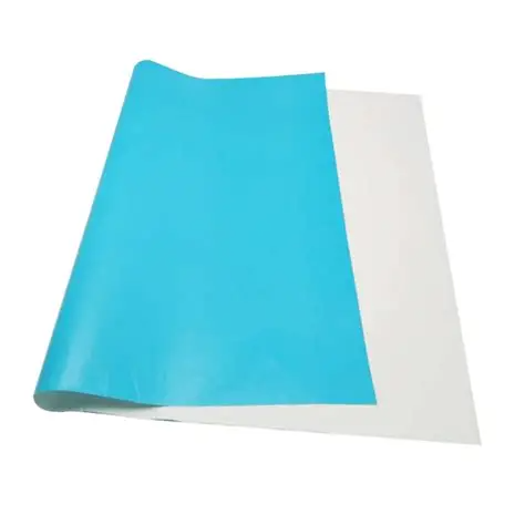 Pliego de papel Lustre Color Celeste