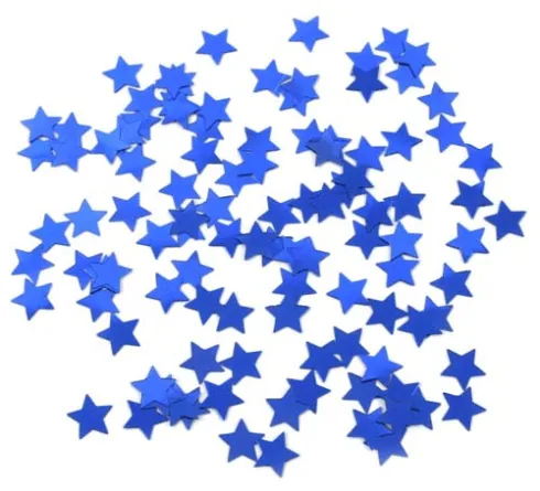 Bolsa de Brillantina con figura Azul