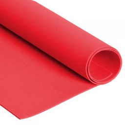 Pliego de Foamy Liso Rojo