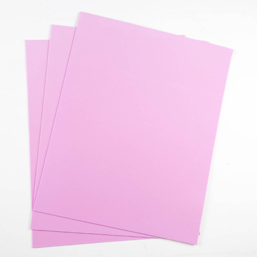 Hoja de Foamy Fast liso Rosa Pastel