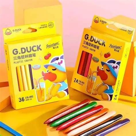 Caja de crayones Pastel G.Duck