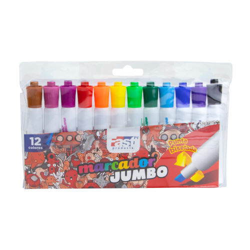 Estuche de marcadores Fast Jumbo 12 colores