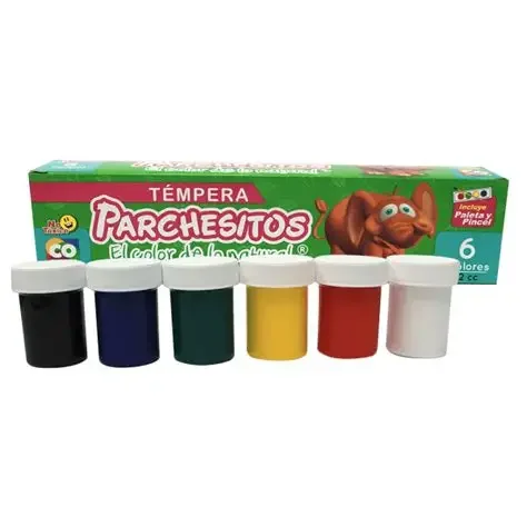 Bote de tempera Parchesitos