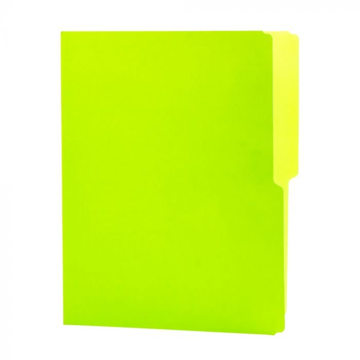 Folder Tamaño Oficio Verde Limon