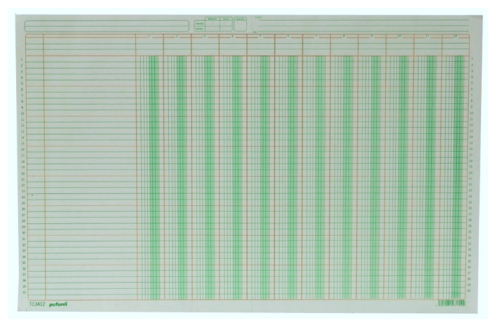 Hoja Tabular 14 columnas para contabilidad