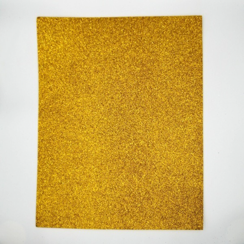 Pliego de Foamy brillante Dorado