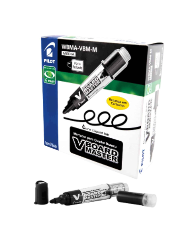Marcador Pilot Negro para Pizarra  Recargable