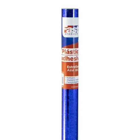 Rollo de Contac Fast 3 metros Azul Metalizado