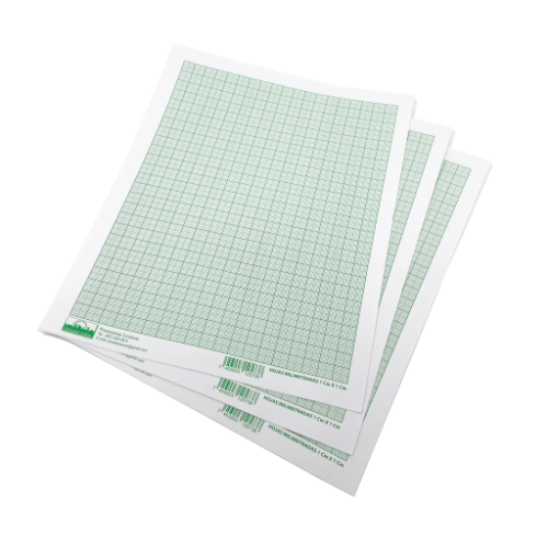 Hojas Milimetradas Fast Diseño Verde Tamaño Oficio