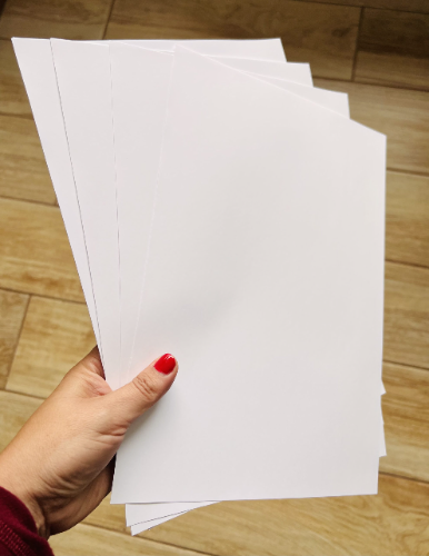 Hoja de papel Fotográfico Glossy Tamaño Carta