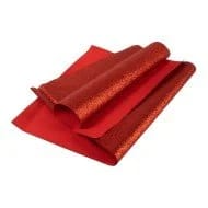 Pliego de tela con Diamantina Fast Rojo