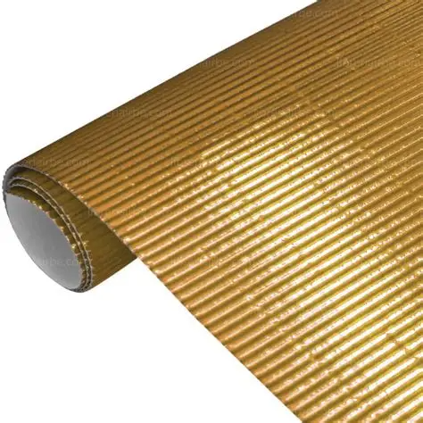 Hoja de Cartón Corrugado Fast Dorado
