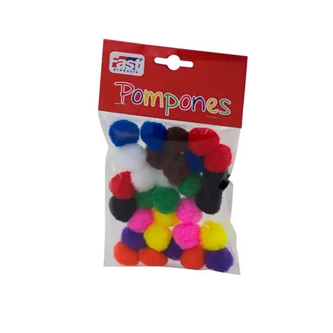 Bolsa de Pompones Fast 2cm 30 Unidades