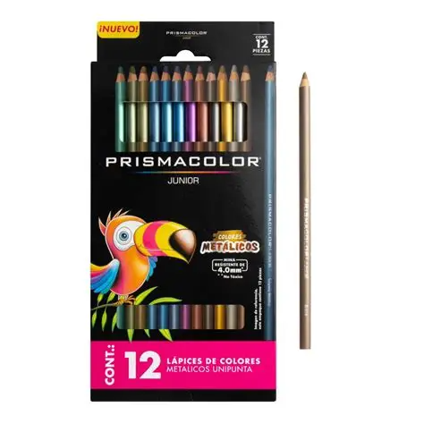 Caja de crayones de madera Prismacolor 12 colores