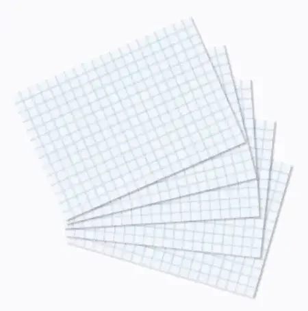 Hojas de Cuadros Tamaño Carta Conquistador