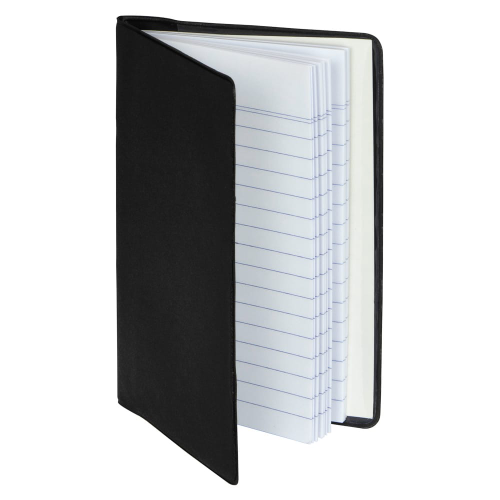 Libreta con Funda Plástica Color Negro