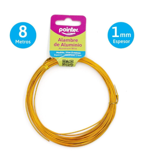 Rollo de alambre para Manualidades Dorado