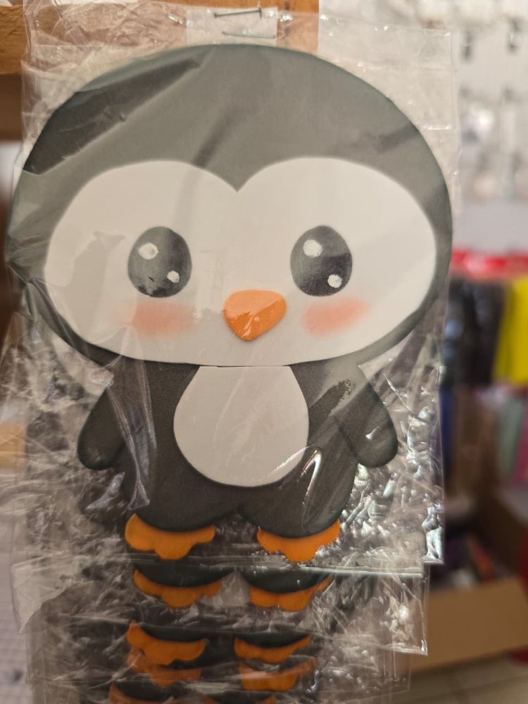 Figura Foamy Diseño Pingüinos
