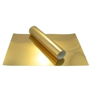 Pliego de papel Esmaltado Dorado