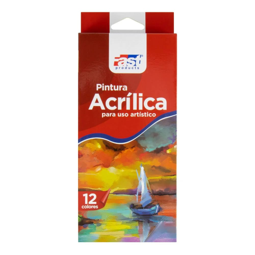 Tuvo de Pintura Acrílica 12ml Fast Profesional
