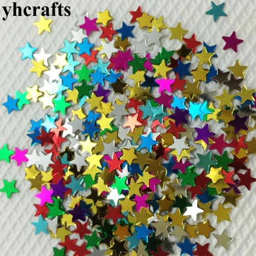 Bolsa de Lentejuelas de Estrellas Multicolor