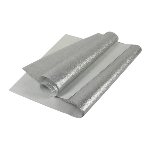 Pliego de tela con Diamantina Fast Plata