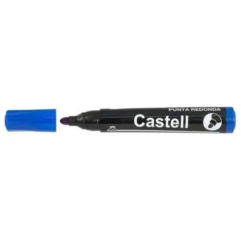 Marcador Permanente Castell Punta Redonda Azul