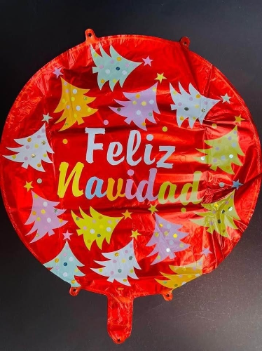 Globo Navideño 18" Colores