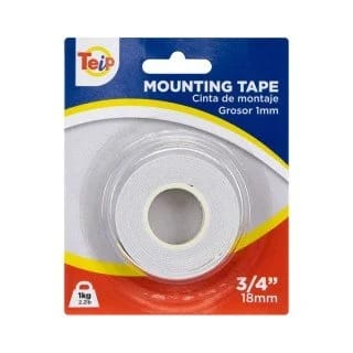 Cinta Doble Cara Mounting Tape Teip 3/4"