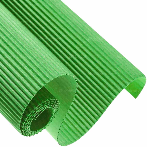 Hoja de Cartón Corrugado Fast Verde
