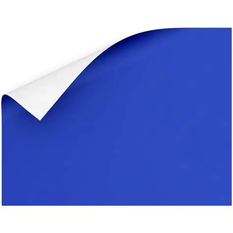 Pliego de papel Lustre Color Azul bandera