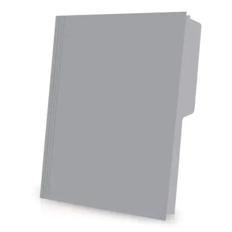 Folder FlashFile Tamaño Carta Gris