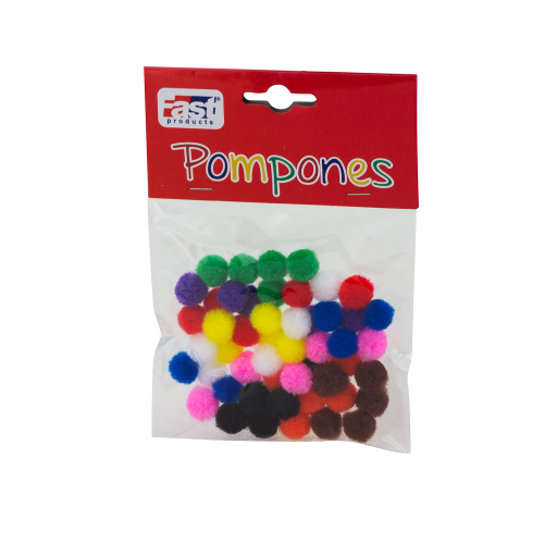 Bolsa de Pompones Fast 1.2cm 50 unidades
