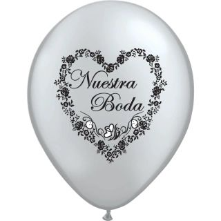Globo Impreso Boda numero 9